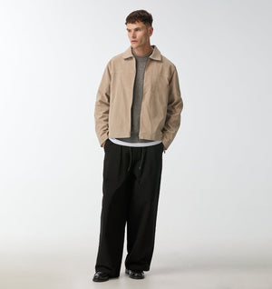 Mason Suede Jacket - Stone