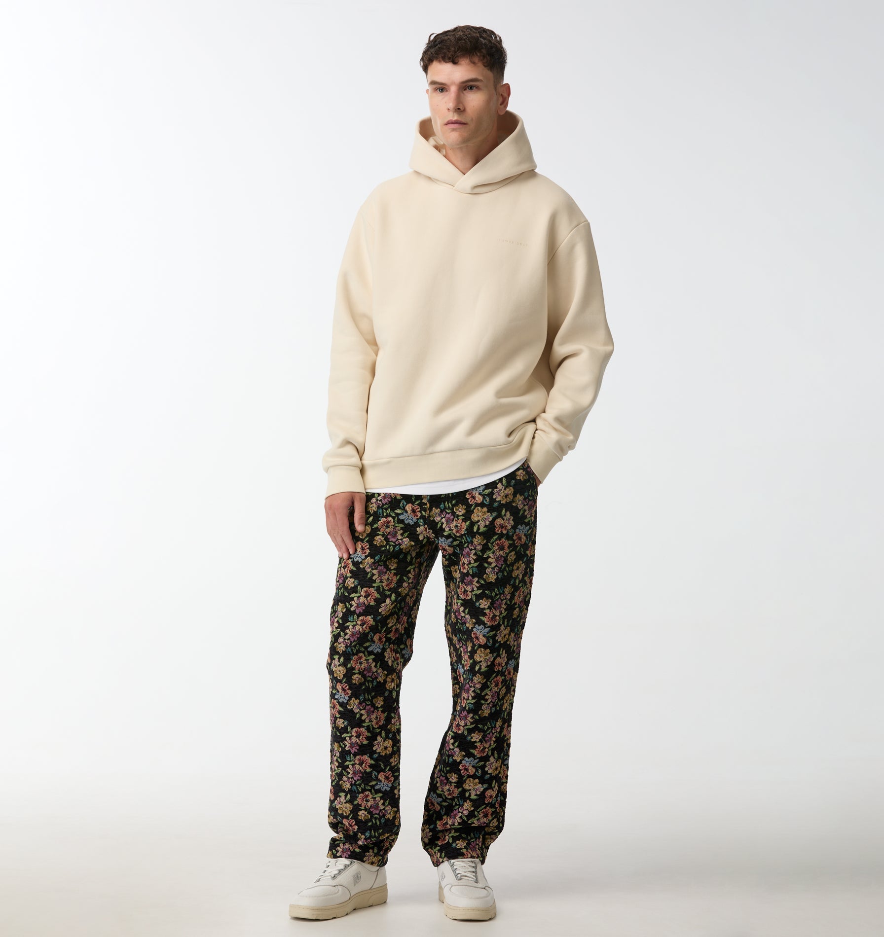 Uniform Straight Pant - Dark Floral