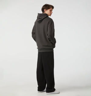 Wide Leg Track Pant - Black
