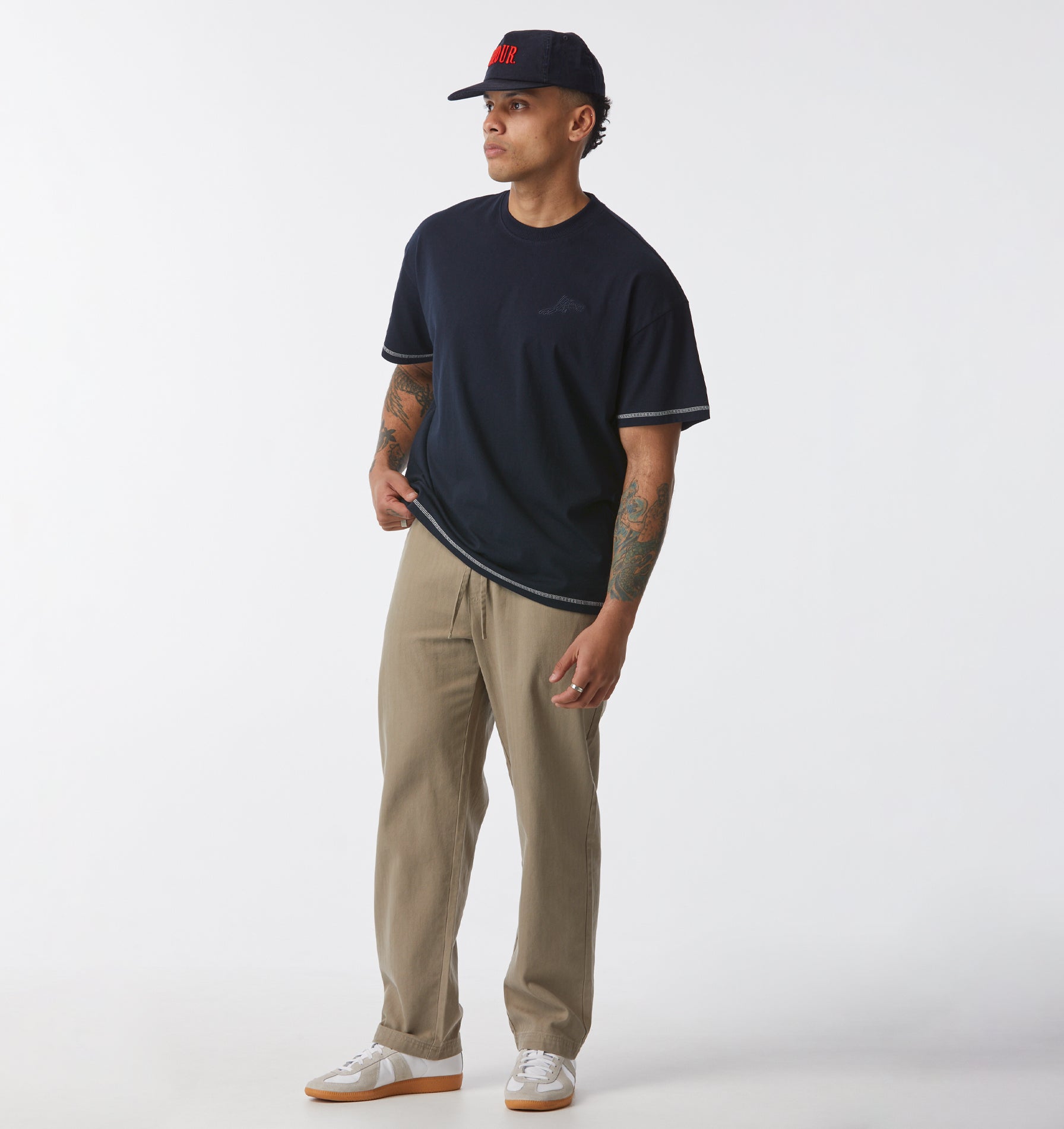 Quality Goods Box Tee 2.0 - Midnight Navy