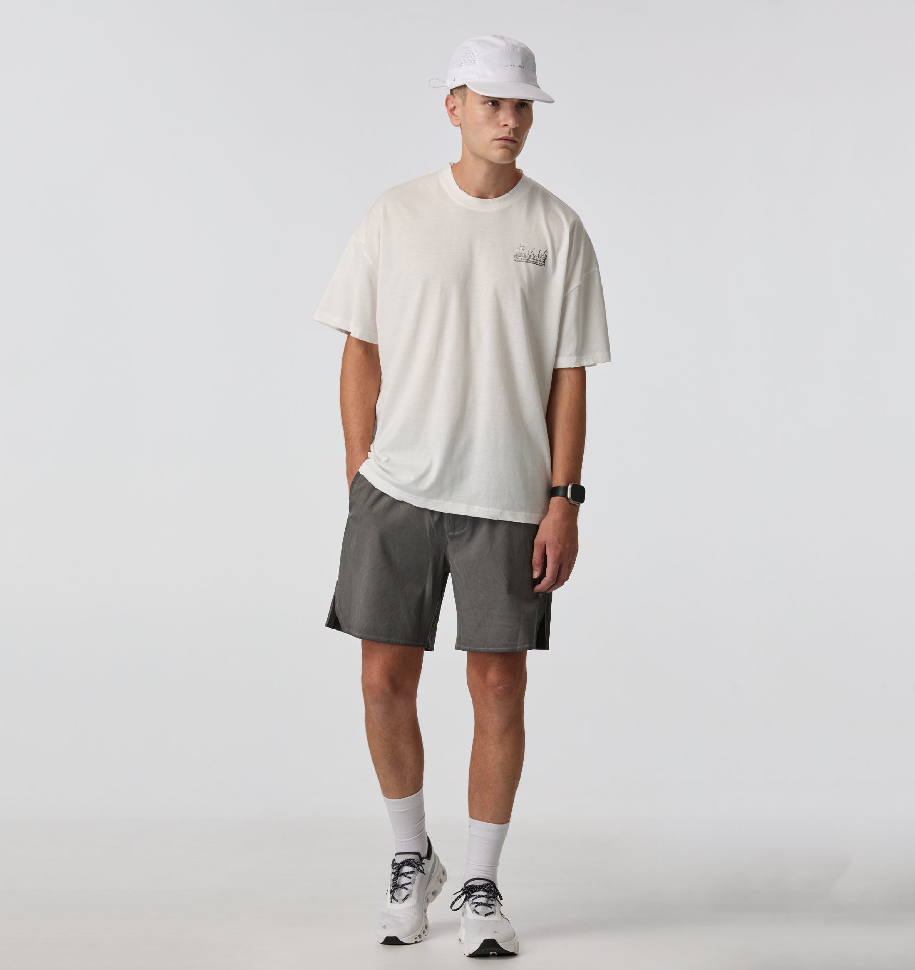Peace Active Box Tee - Vintage White