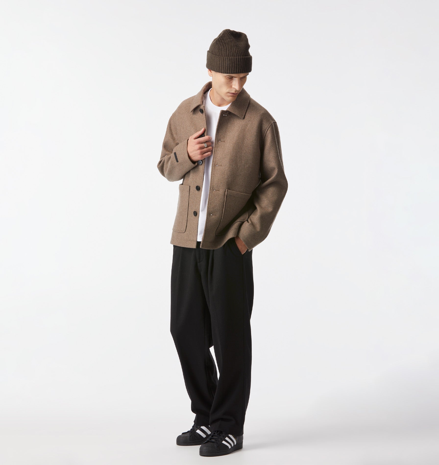 Winston Pant - Black Wool