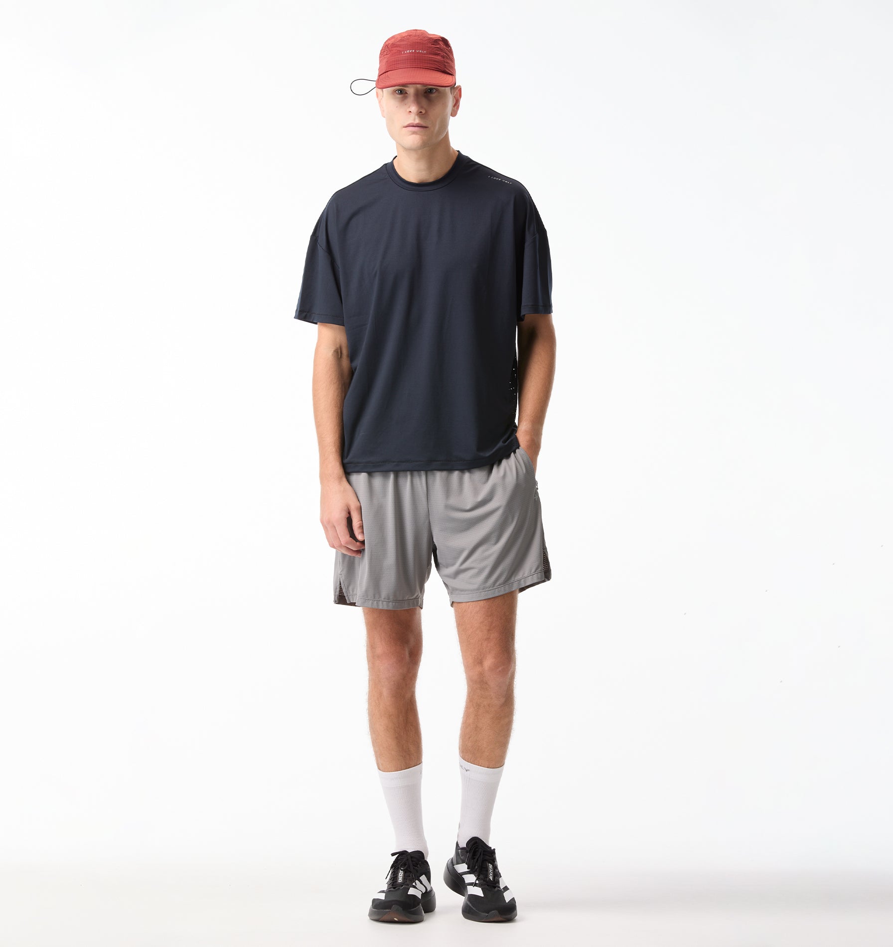 Active Crop Tee - Midnight Navy