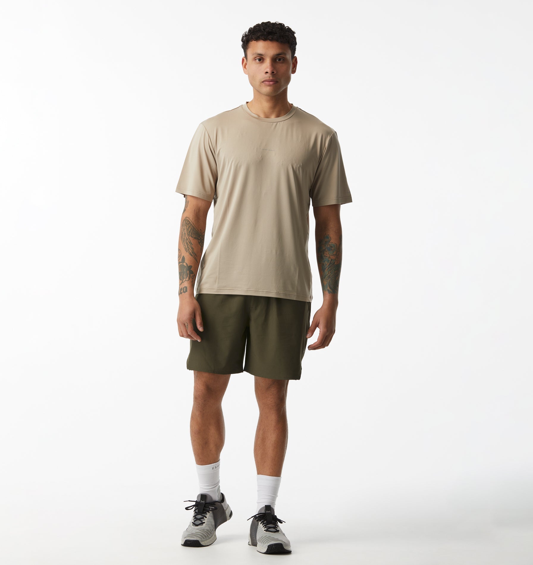 Active Classic Tee - Taupe