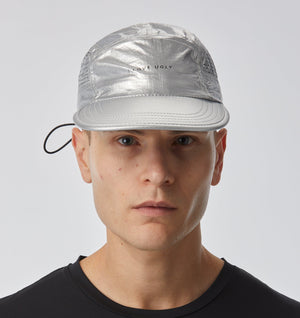 Active 5 Panel Cap - Silver