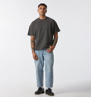 Samson Cropped Denim - Faded Blue
