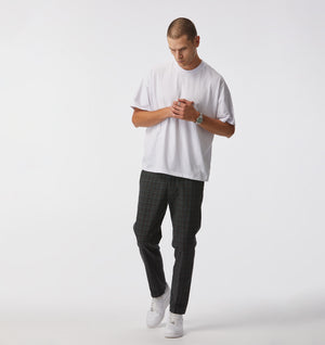 Slim Kobe Pant - Tall - Charcoal/Green Check