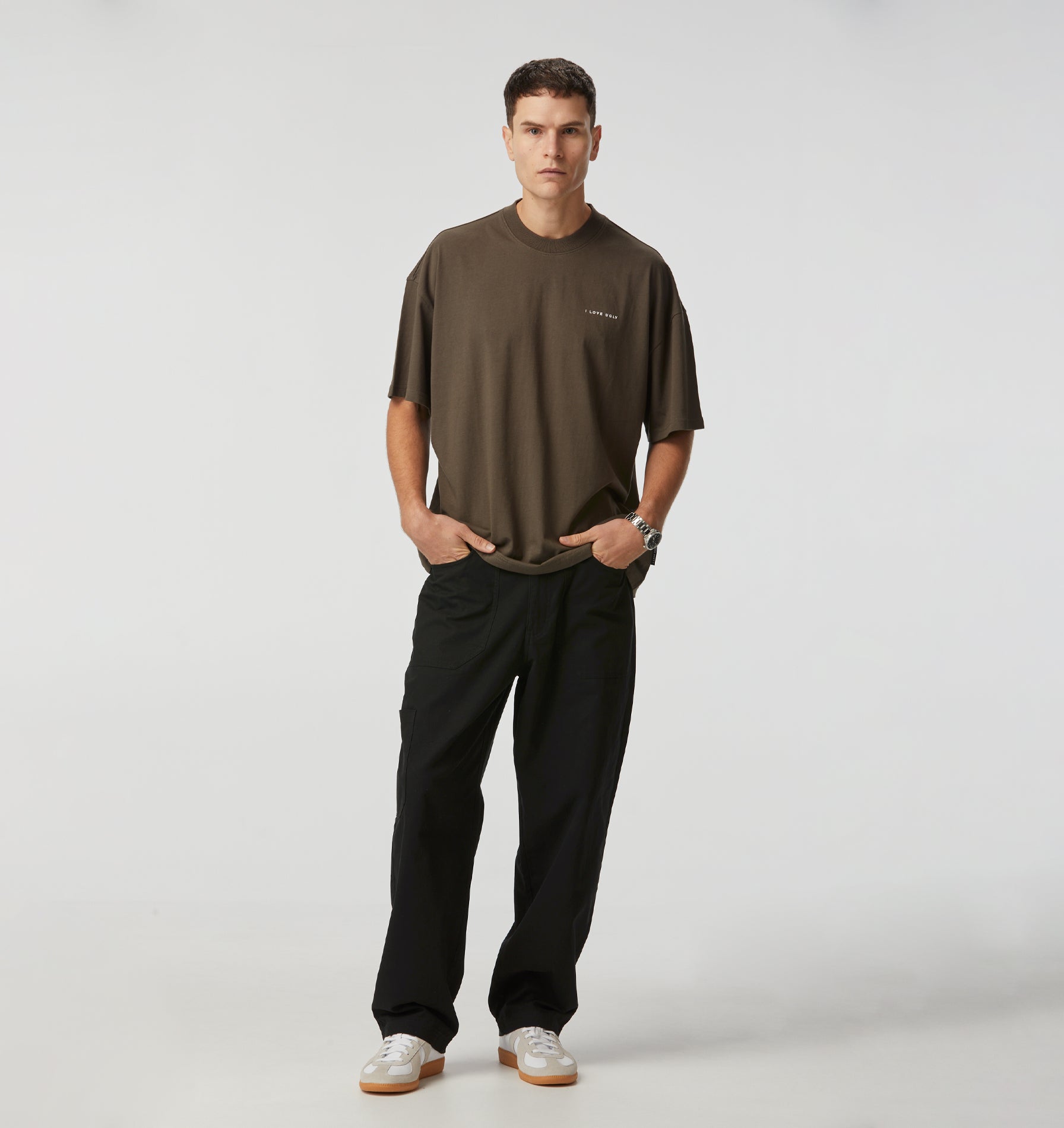 Box Tee - Burnt Olive