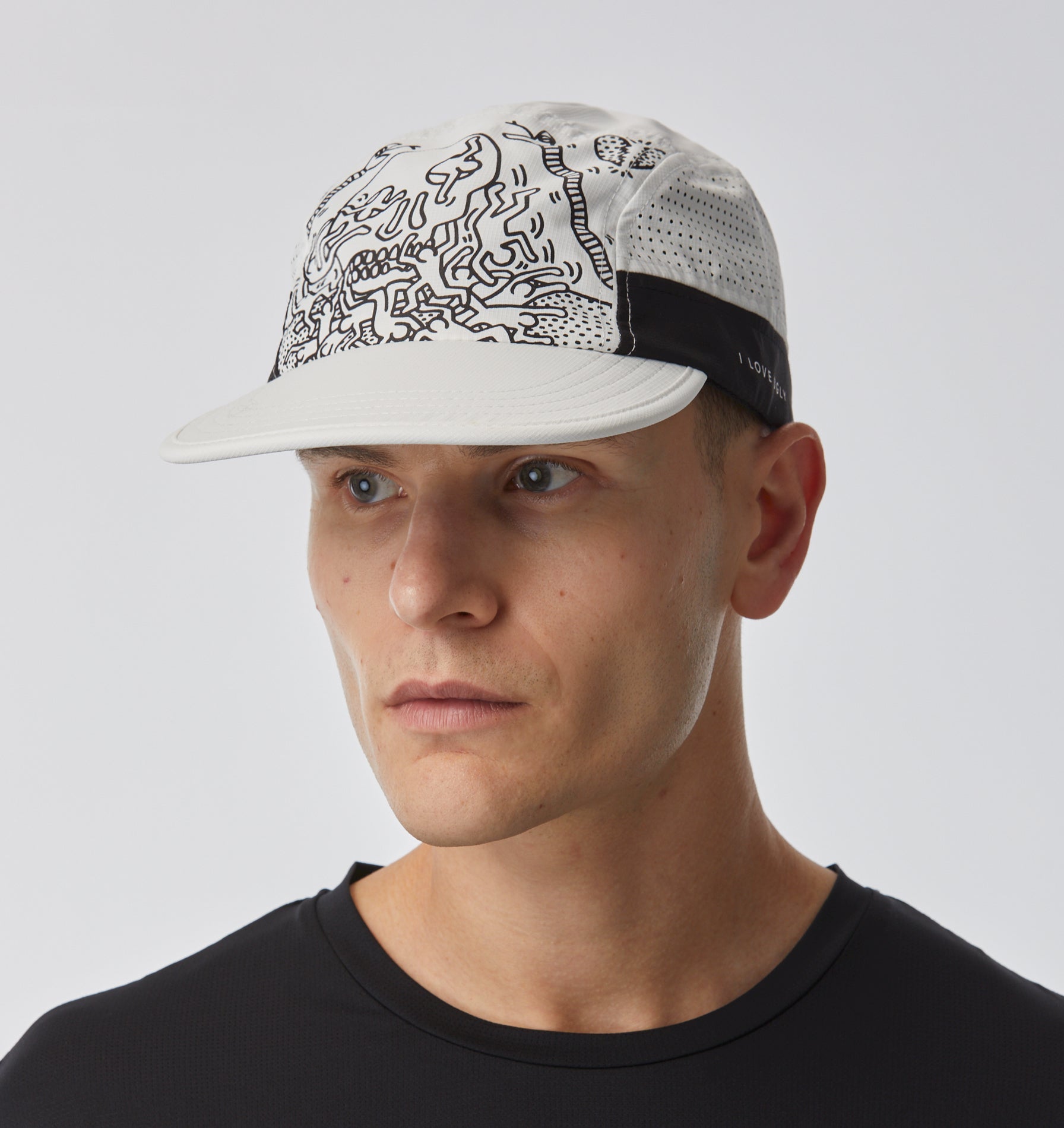 KH Chaos Active 5 Panel Cap - Off White