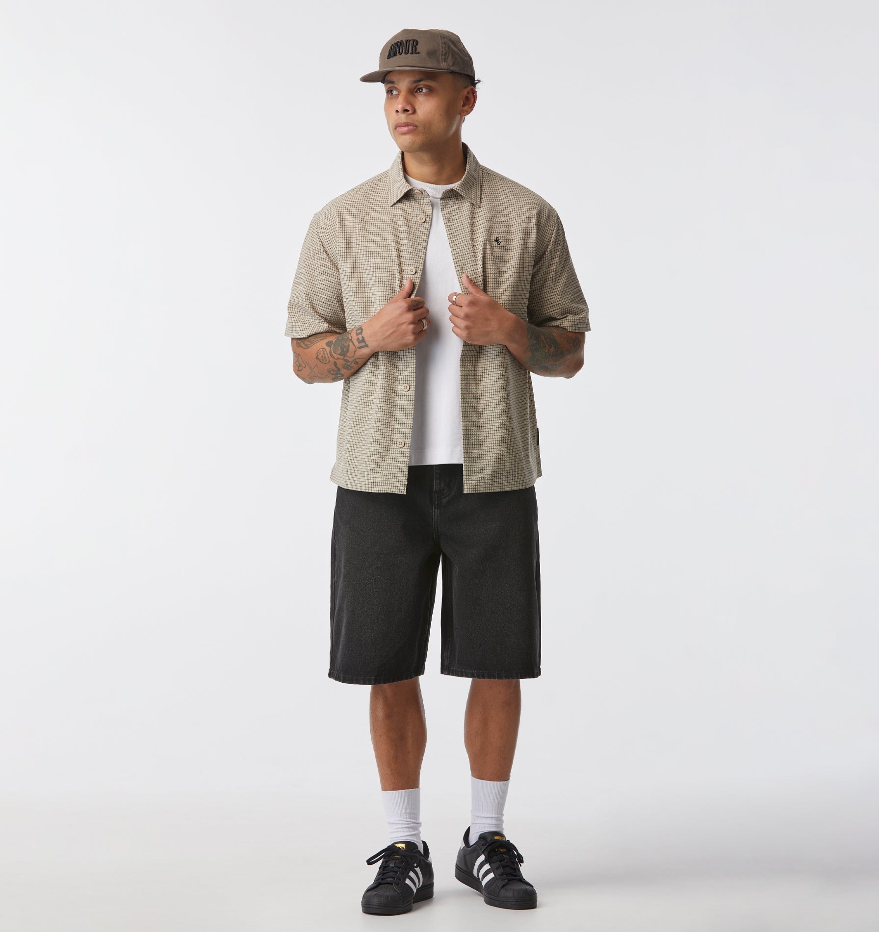 Dawson Boxy SS Shirt - Bone Check