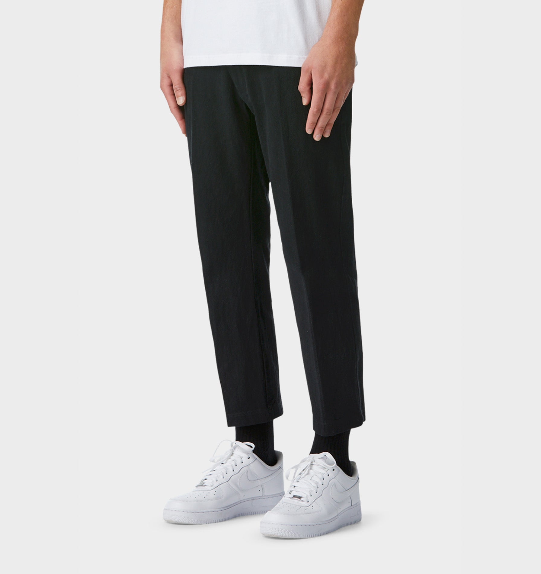 Linen Slim Kobe Pant - Slim Fit Pant in Black | I Love Ugly US