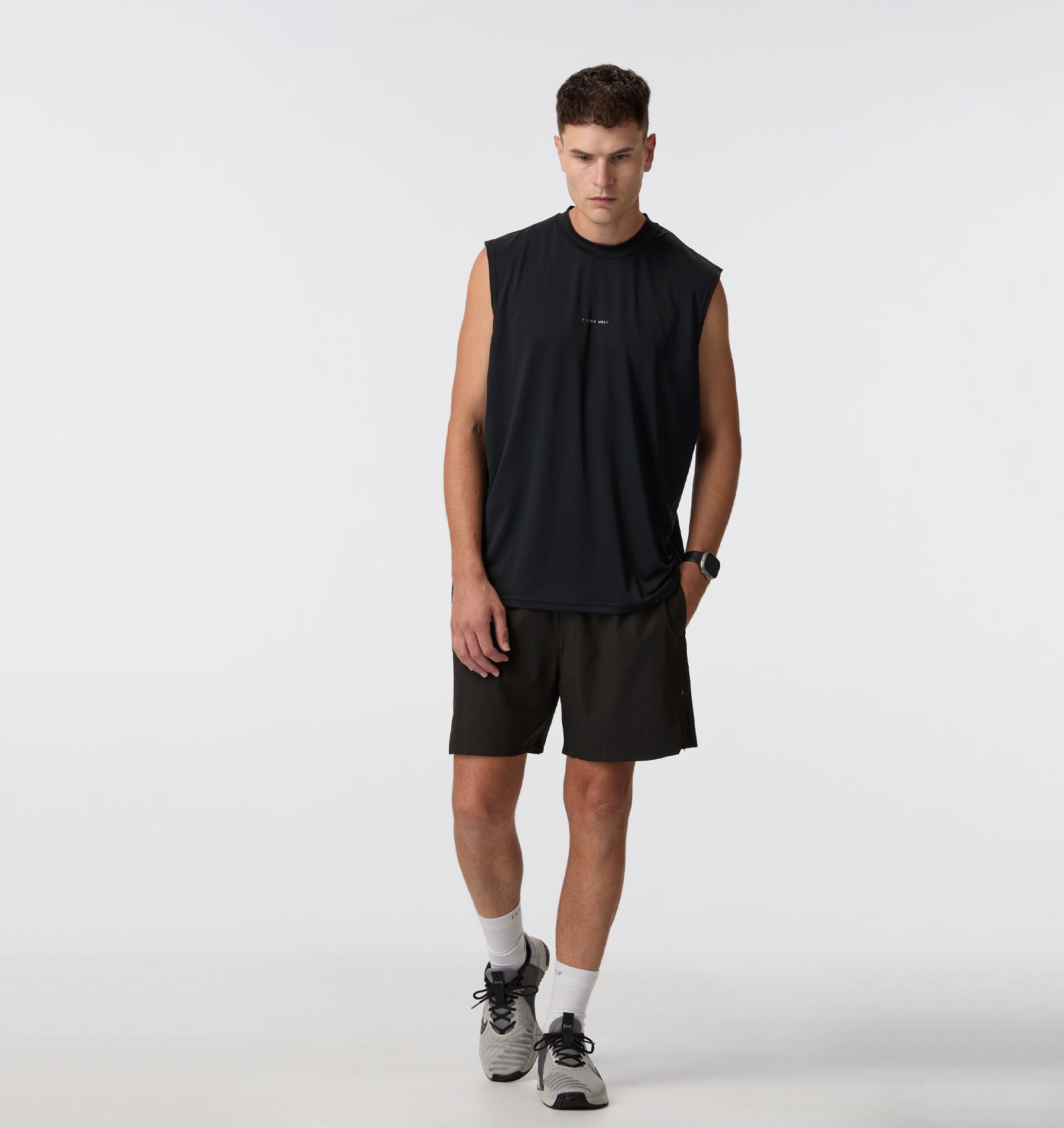 Active 5 Inch Core Short - Black