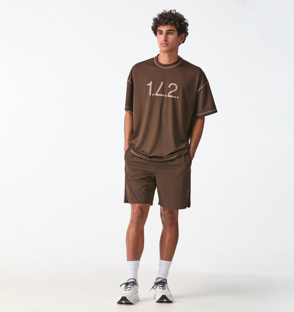 172 Active Box Tee - Espresso