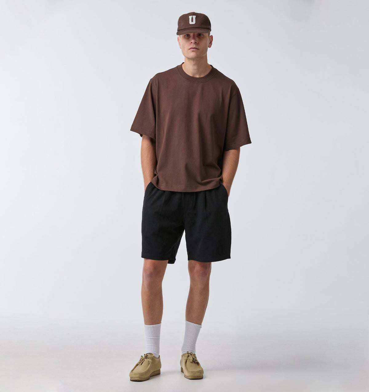 Crop Box Tee - Espresso