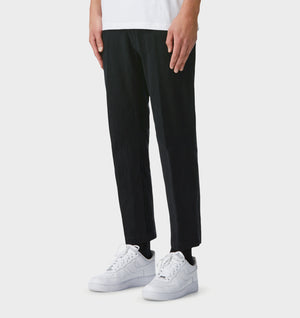 Linen Slim Kobe Pant - Tall - Black