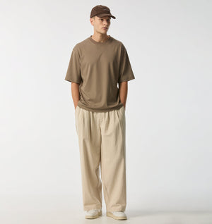 Linen Albert Pleated Pant - Bone