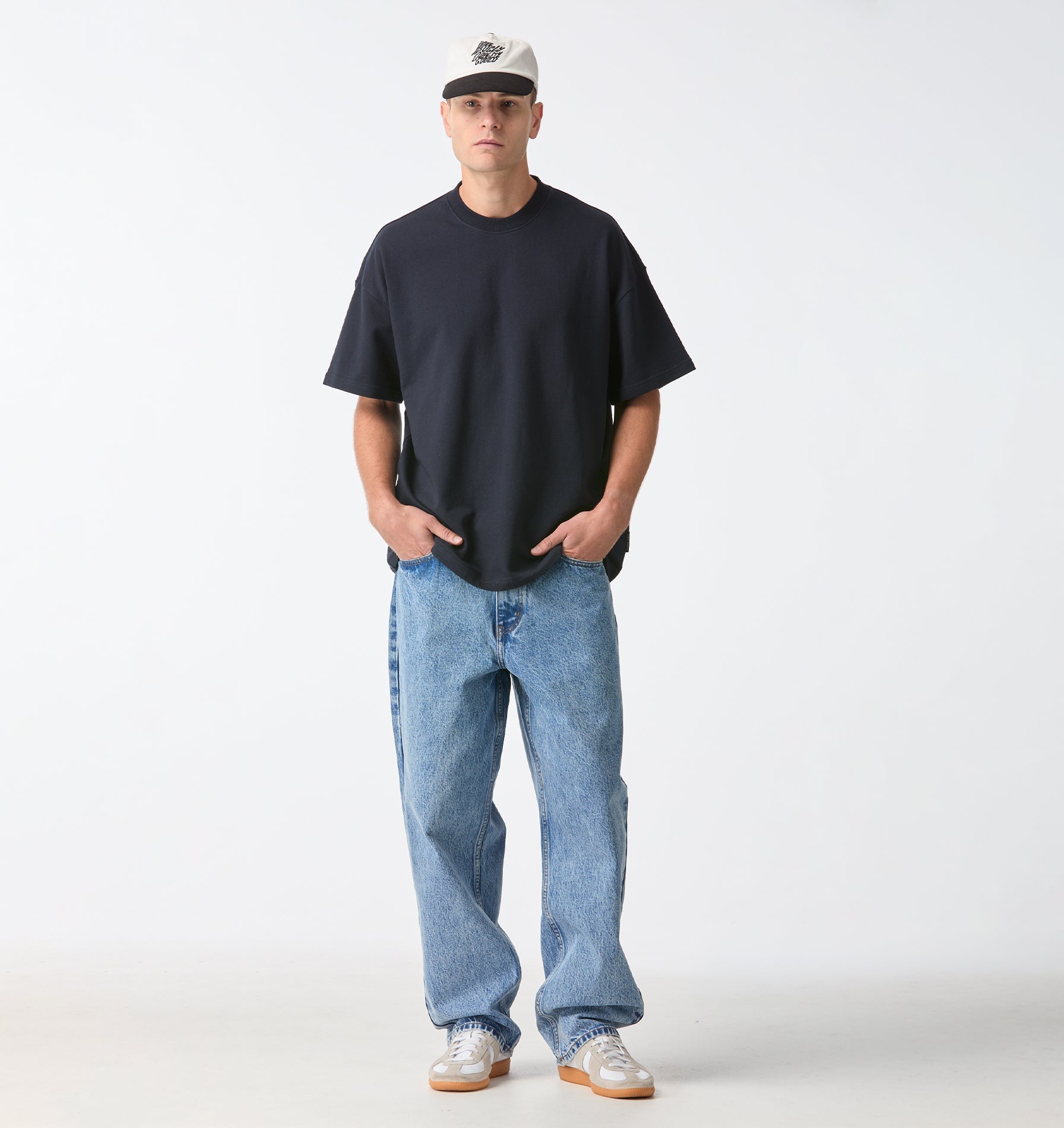 Heavy Box Tee 2.0 - Midnight Navy