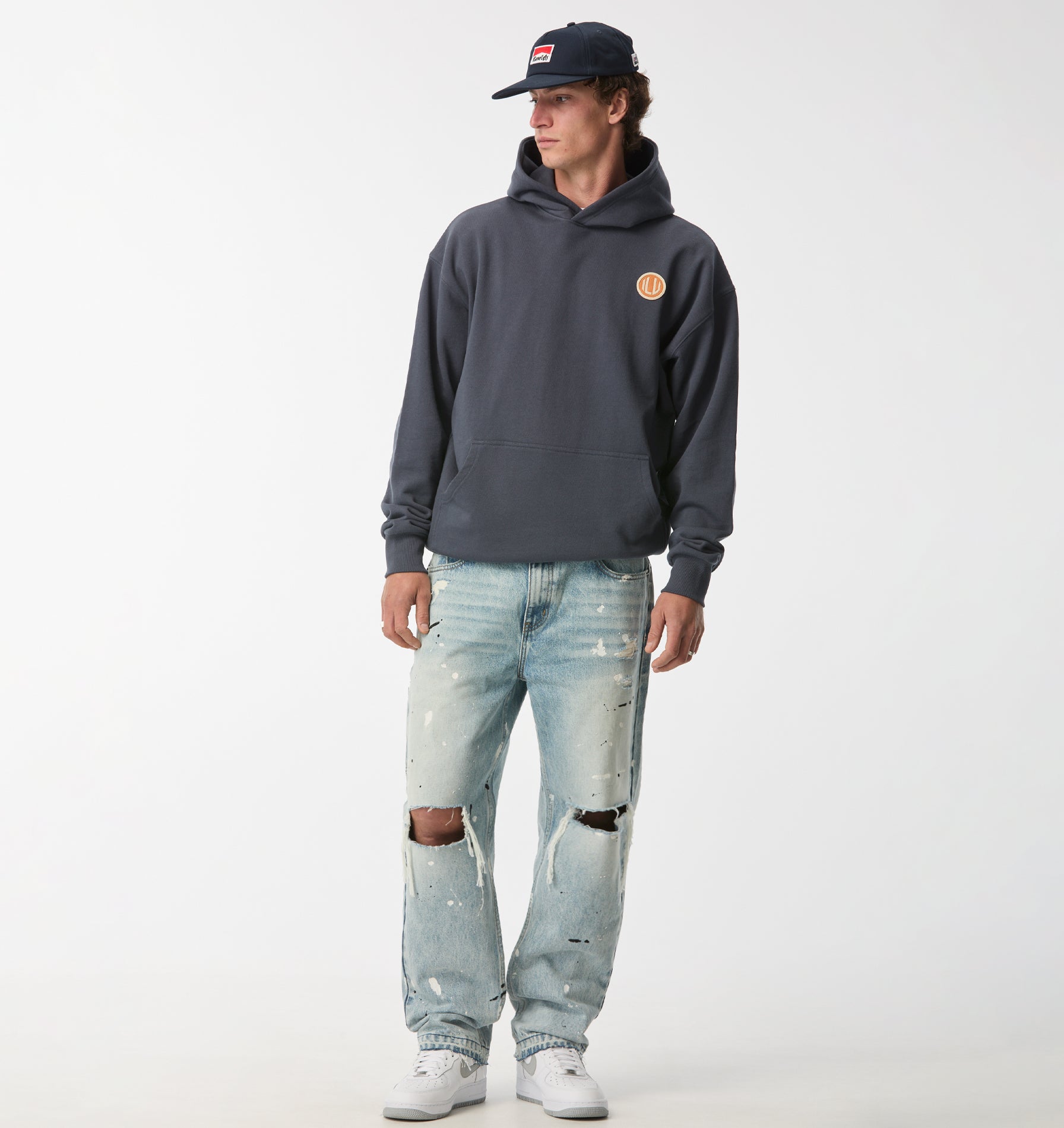 Patchwork Box Hood 2.0 - Indigo