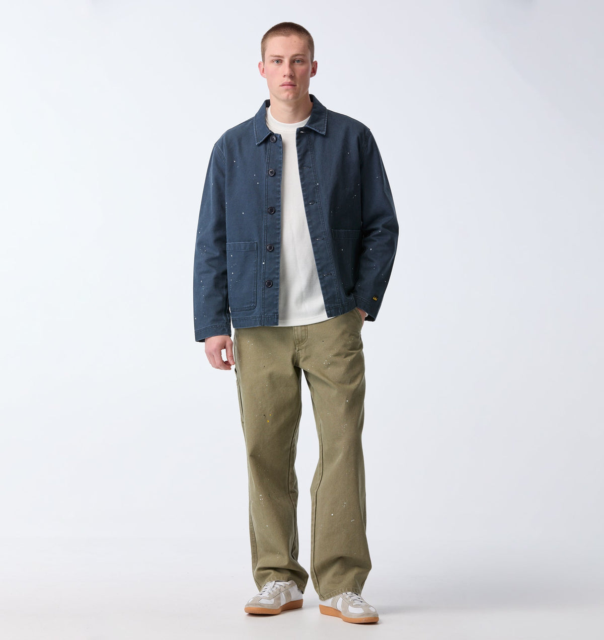 Basquiat Painter Jacket - Steel Blue