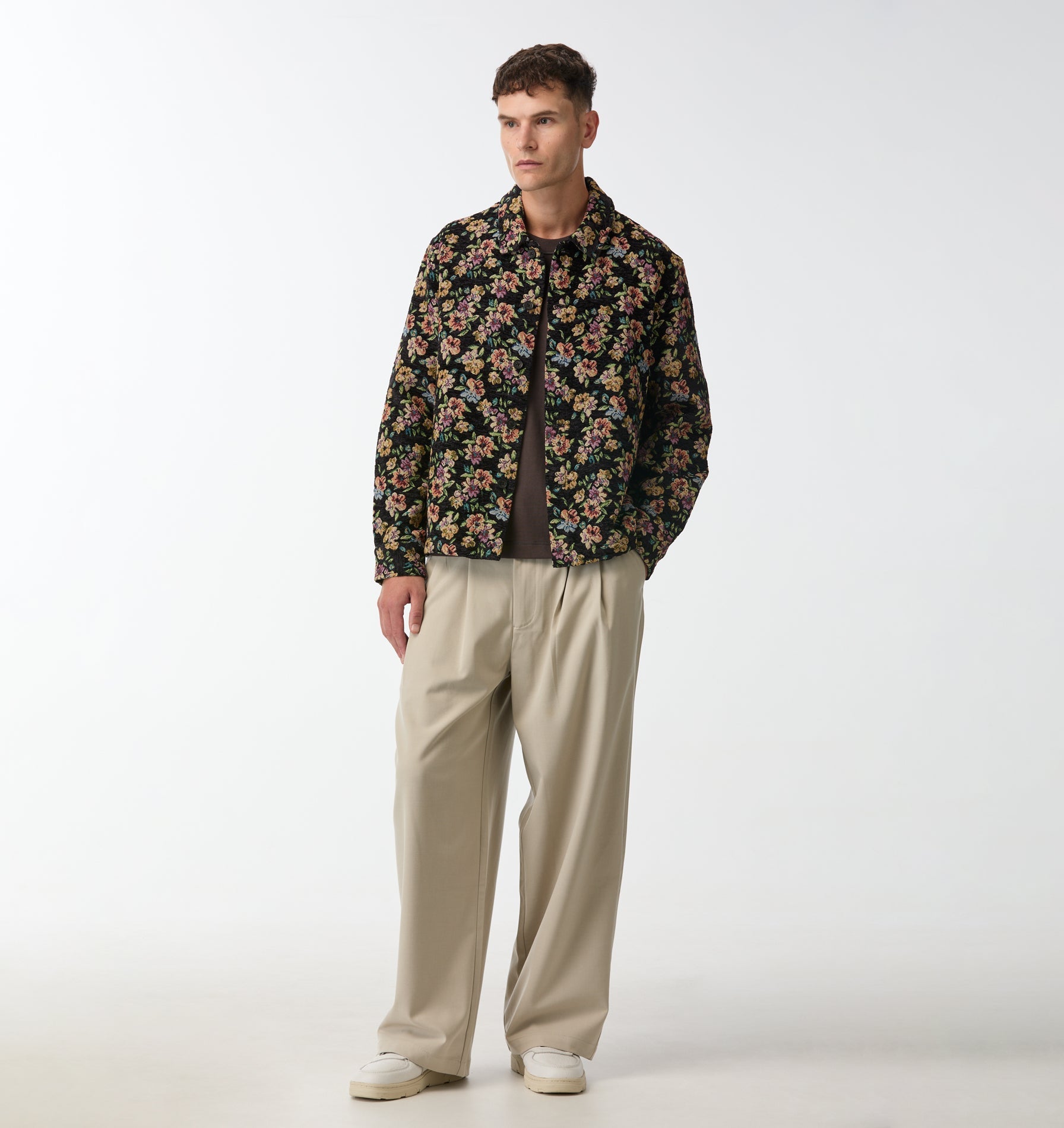 Albert Pleated Pant - Stone