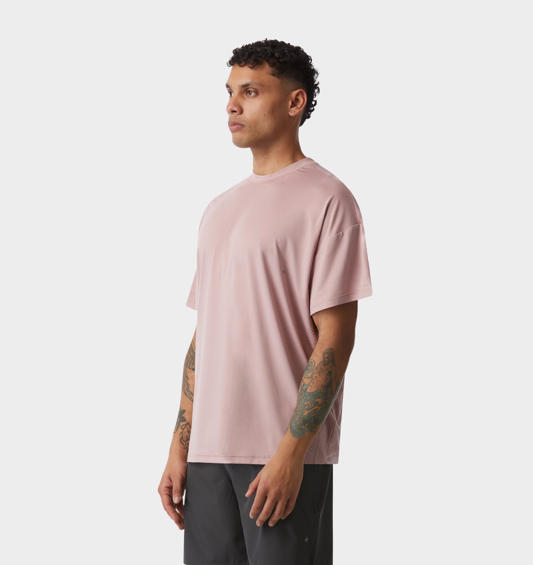 Active Box Tee - Dusky Pink