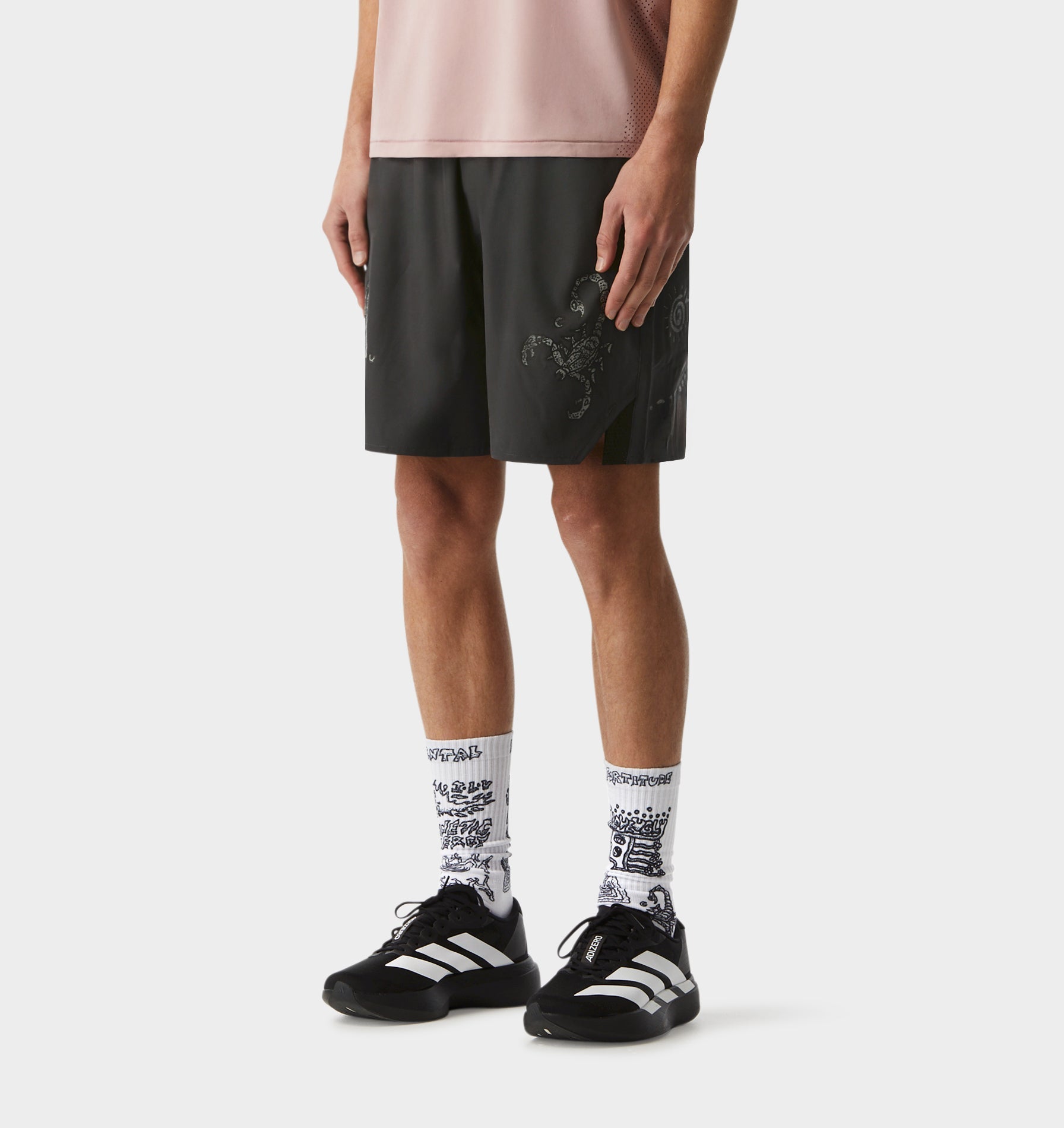 RebelYuth X ILU Active 7 inch Short - Charcoal