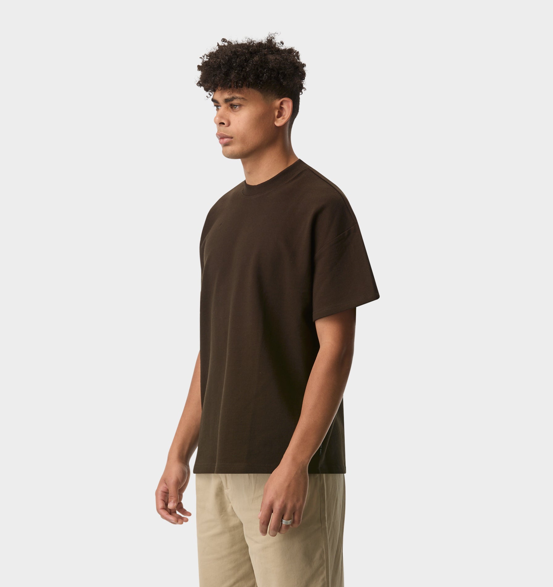 Heavy Box Tee 2.0 - Coffee Bean