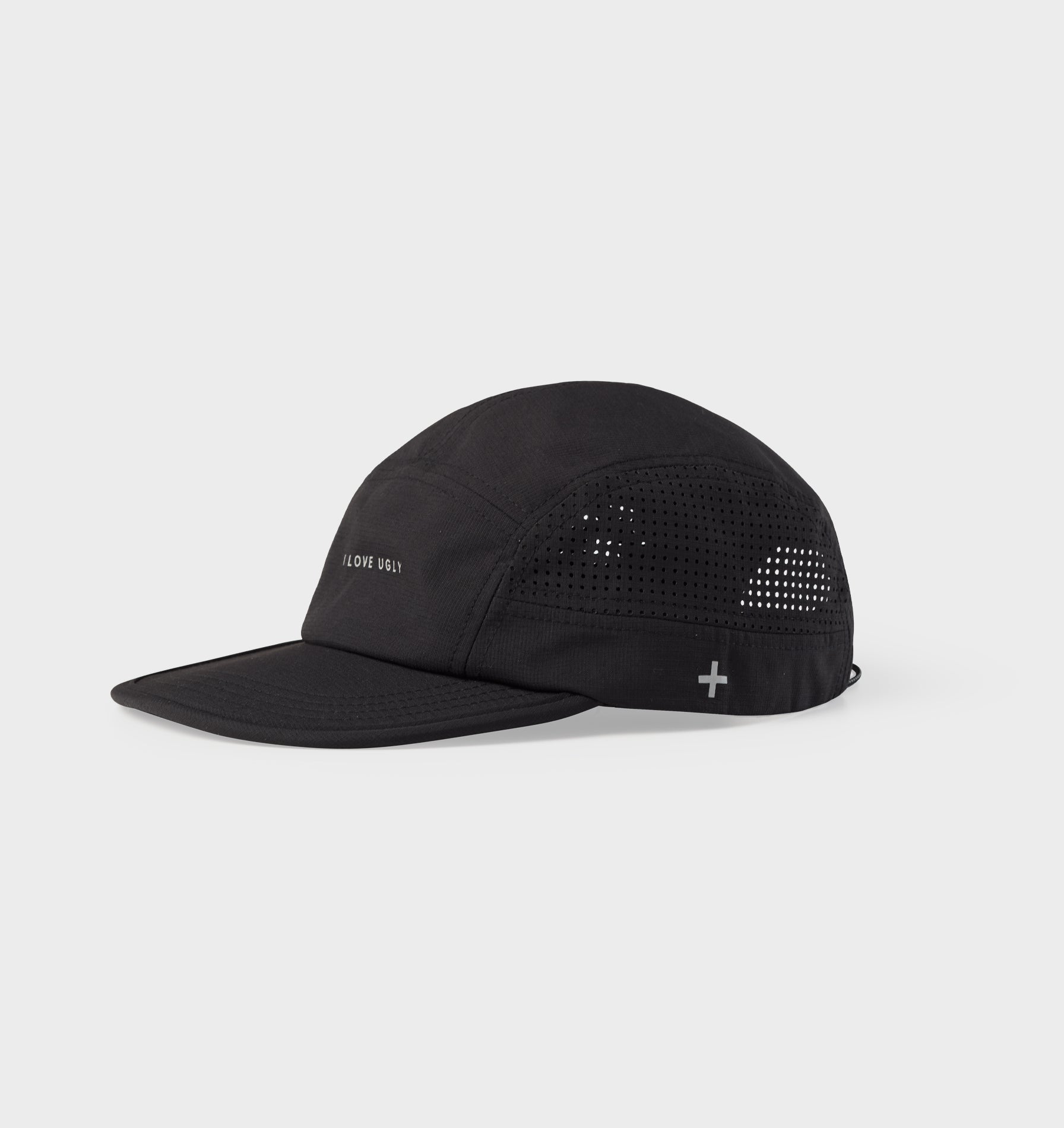 Active 5 Panel Cap - Black