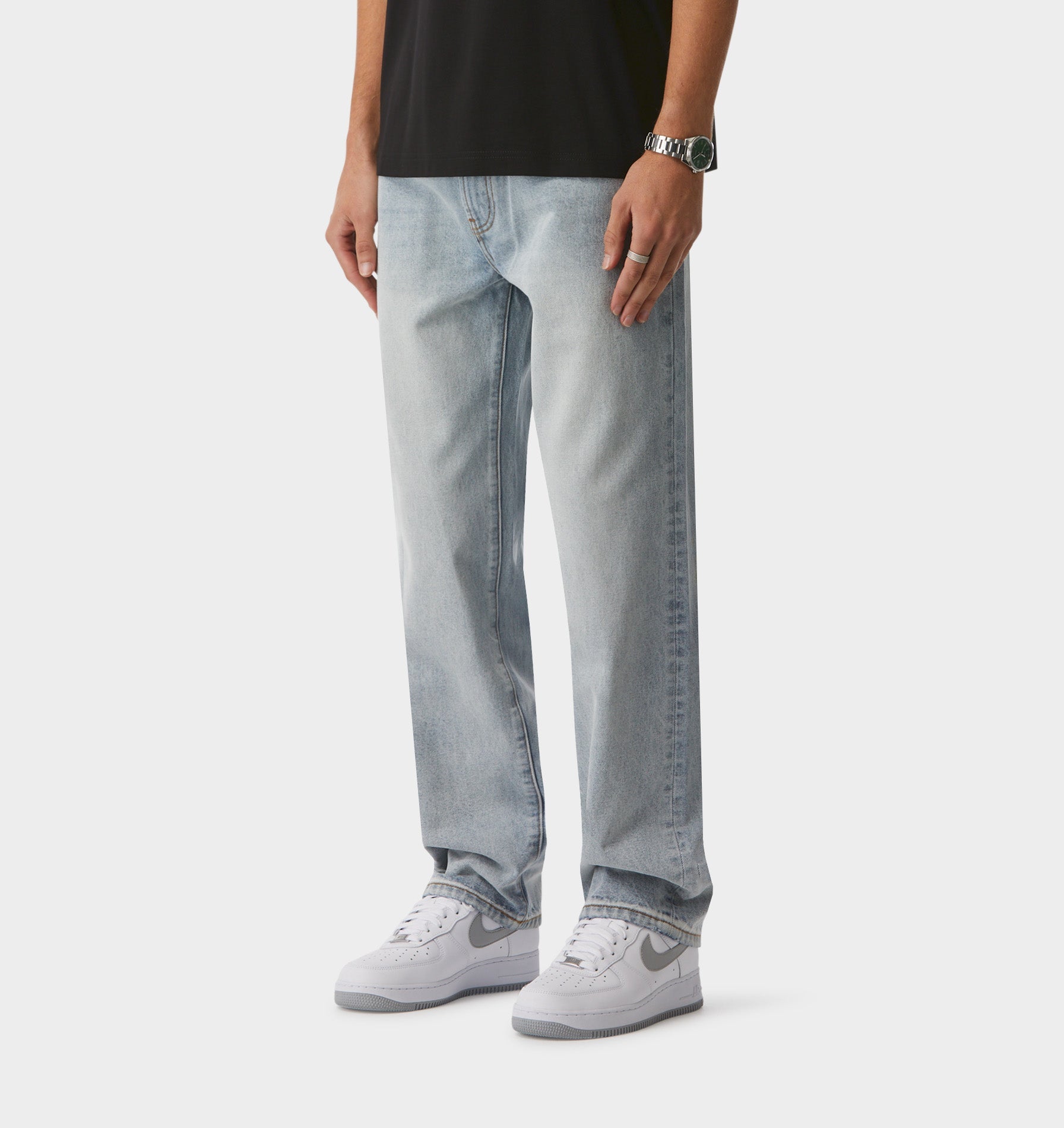 Webster Straight Denim - Light Vintage Blue