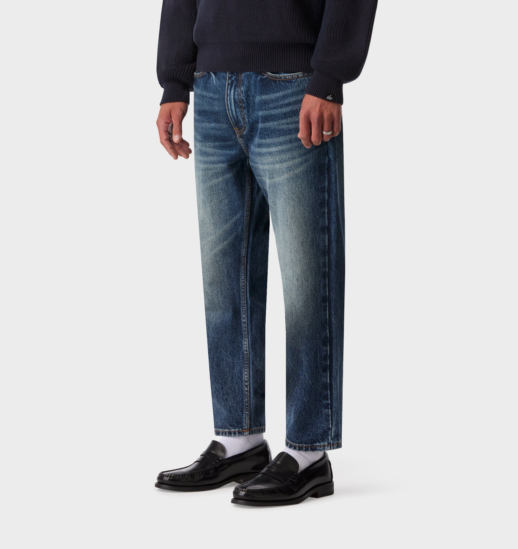 Cropped 90s Denim - Vintage Indigo