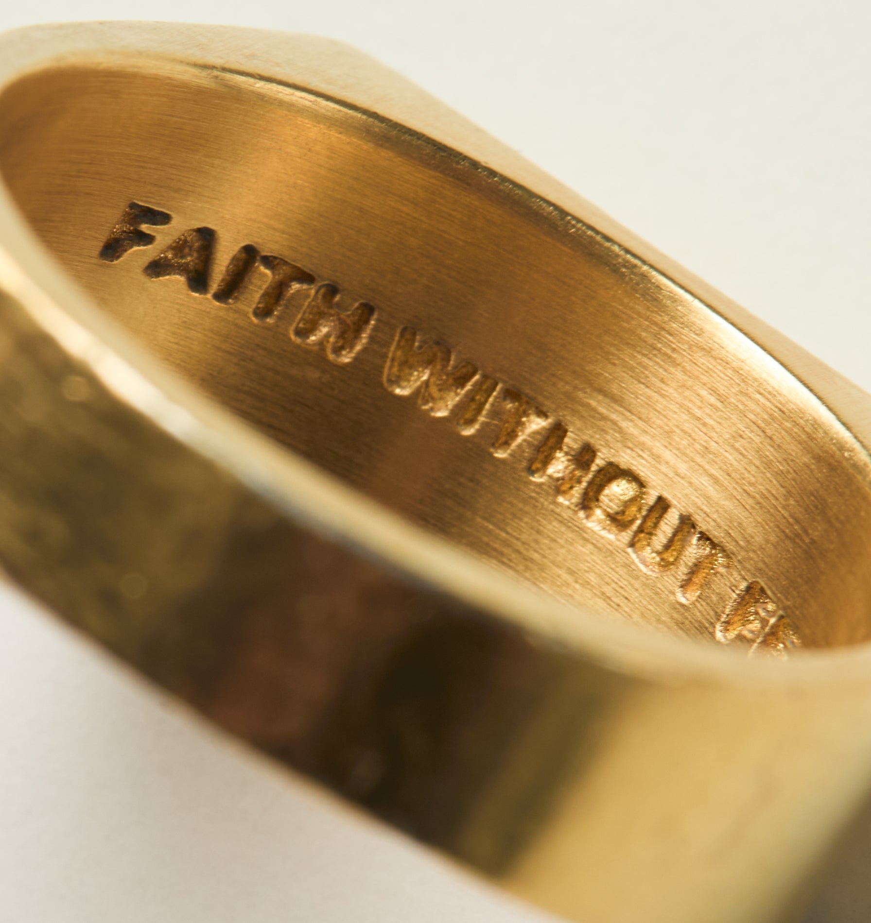 Angled Signet Ring - 18K Gold Hamilton