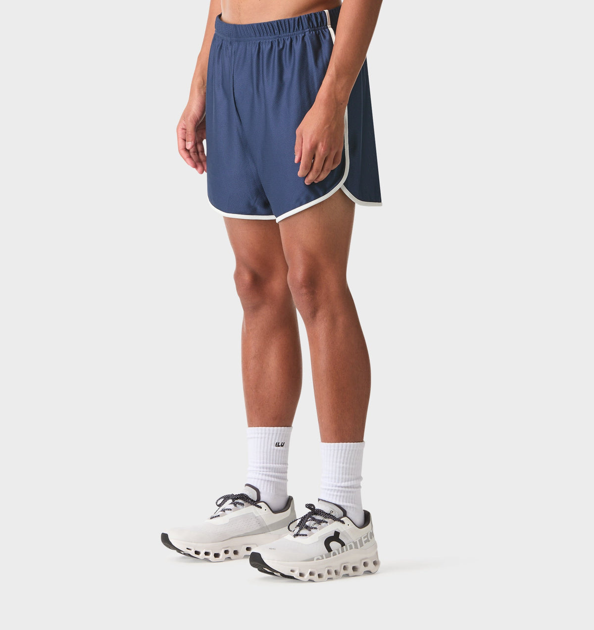 Retro 4.5 Inch Split Short - Midnight Navy