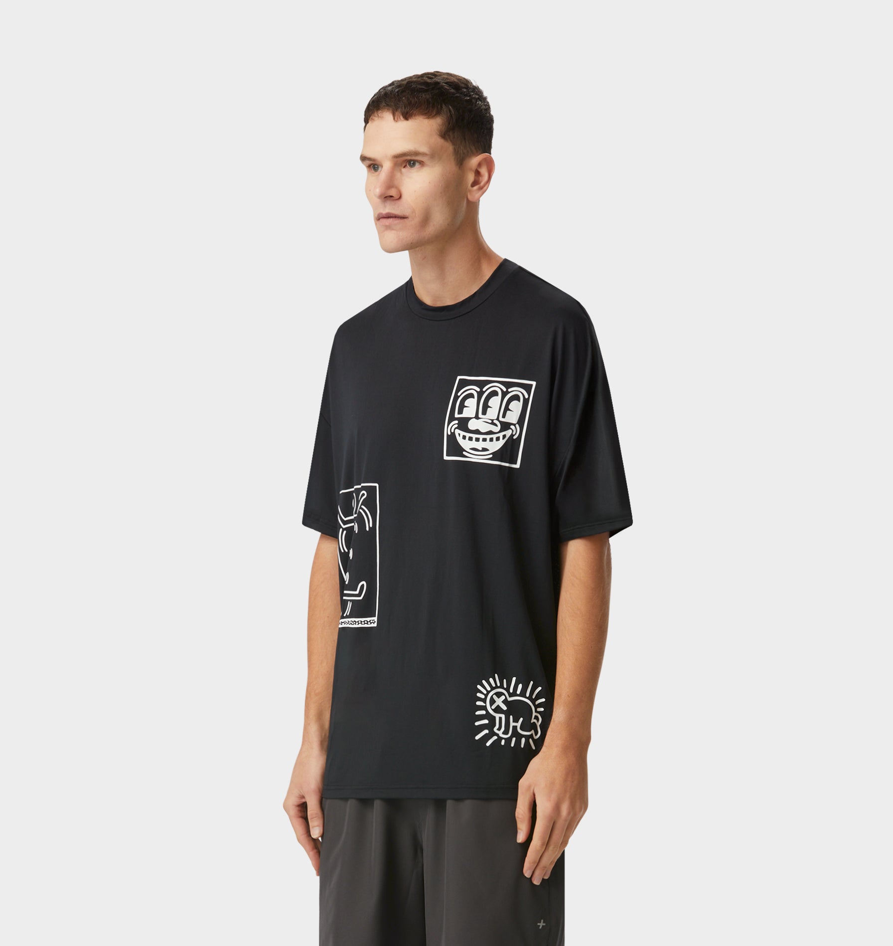 KH Whatever Active Box Tee - Black