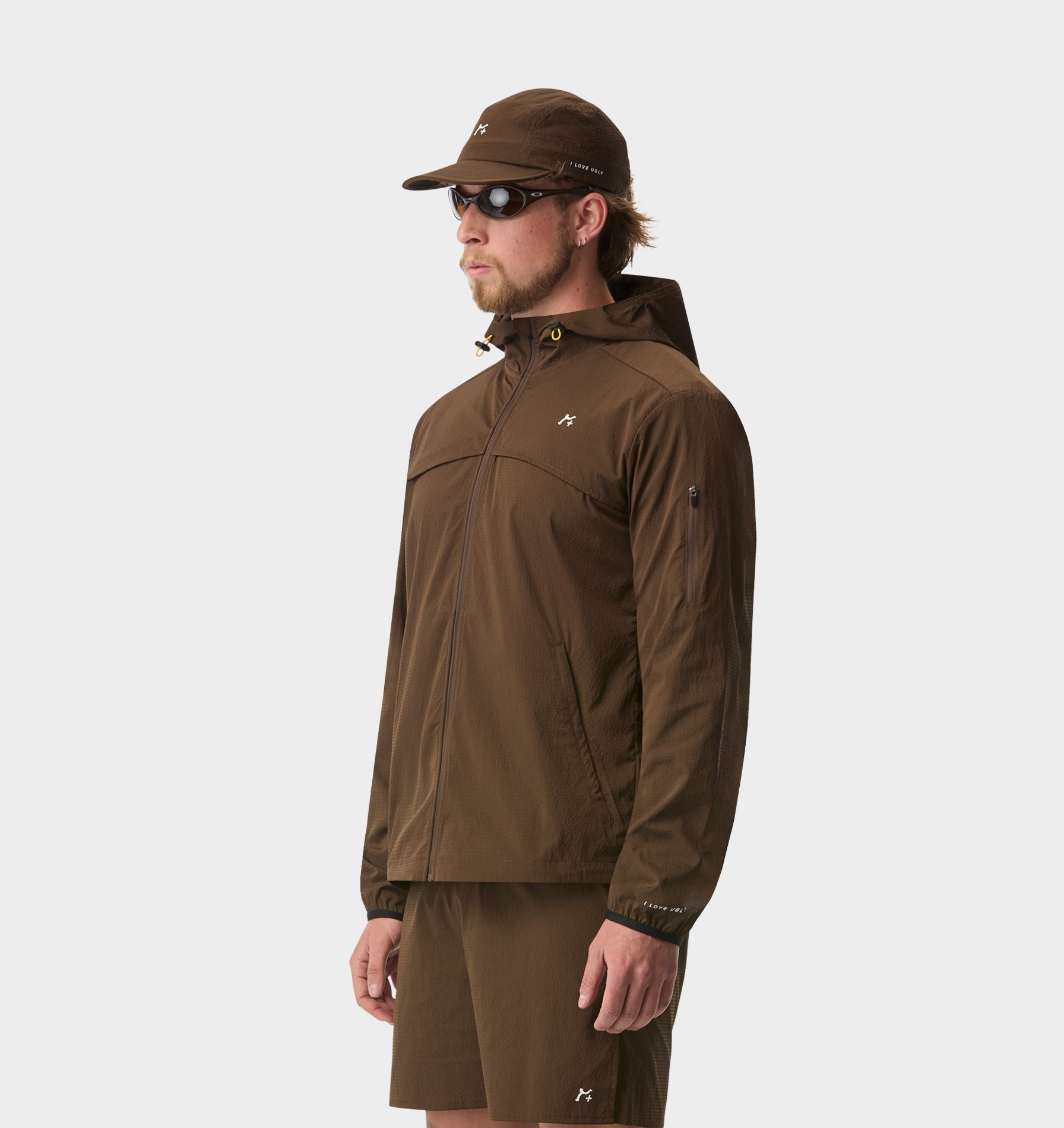 GR X ILU Active Windbreaker - Brown