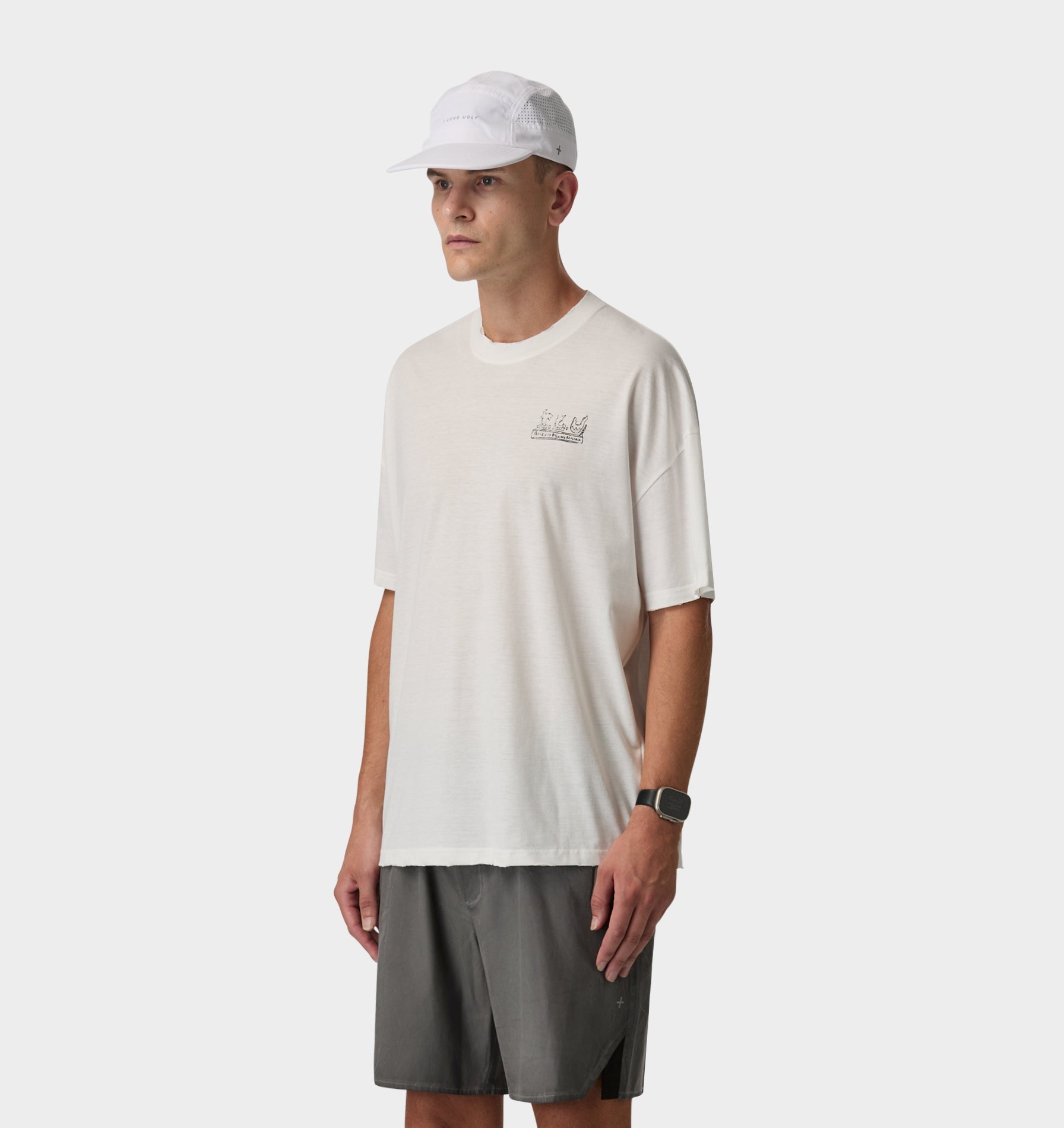 Peace Active Box Tee - Vintage White