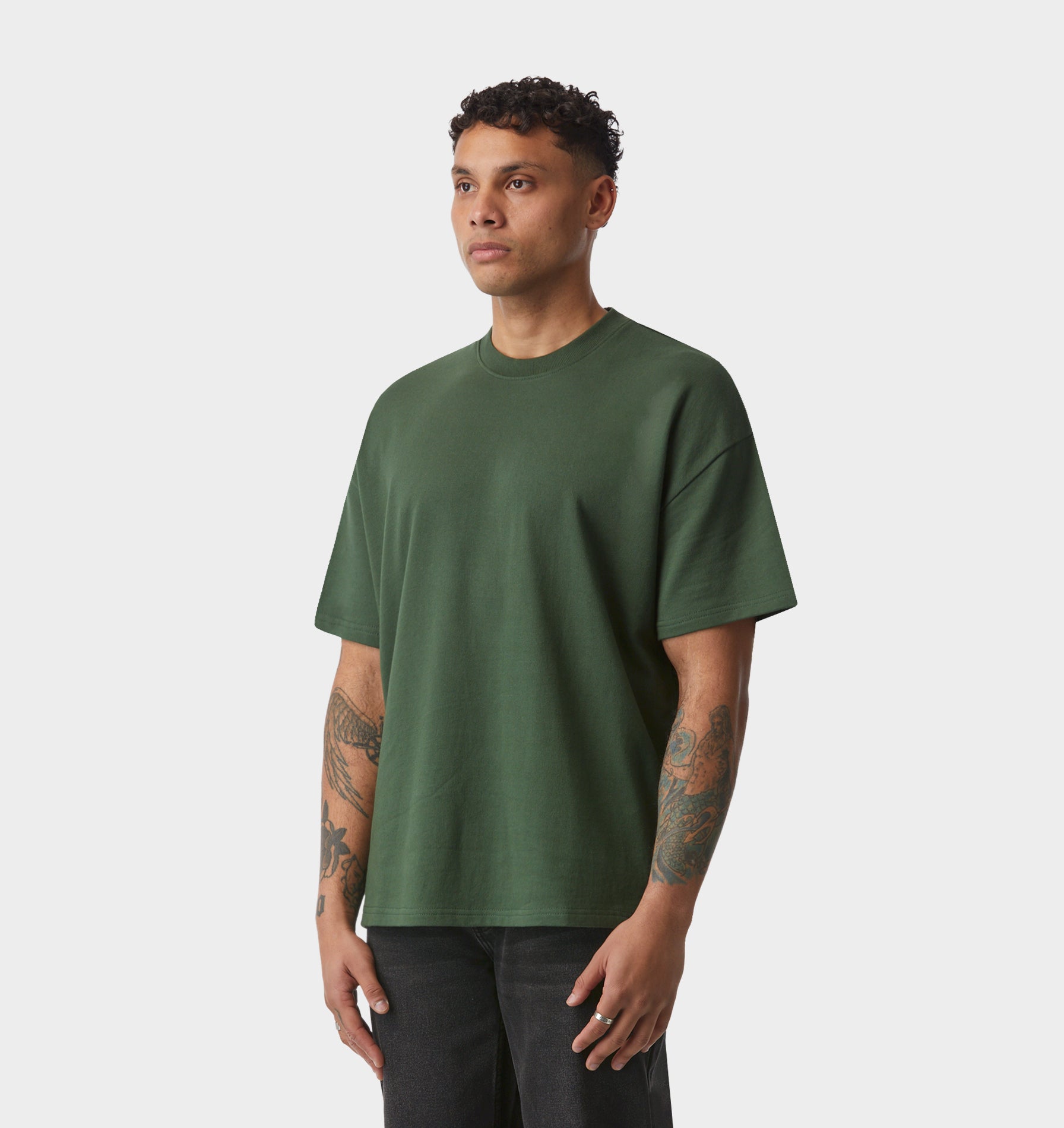 Heavy Box Tee 2.0 - Forest Green
