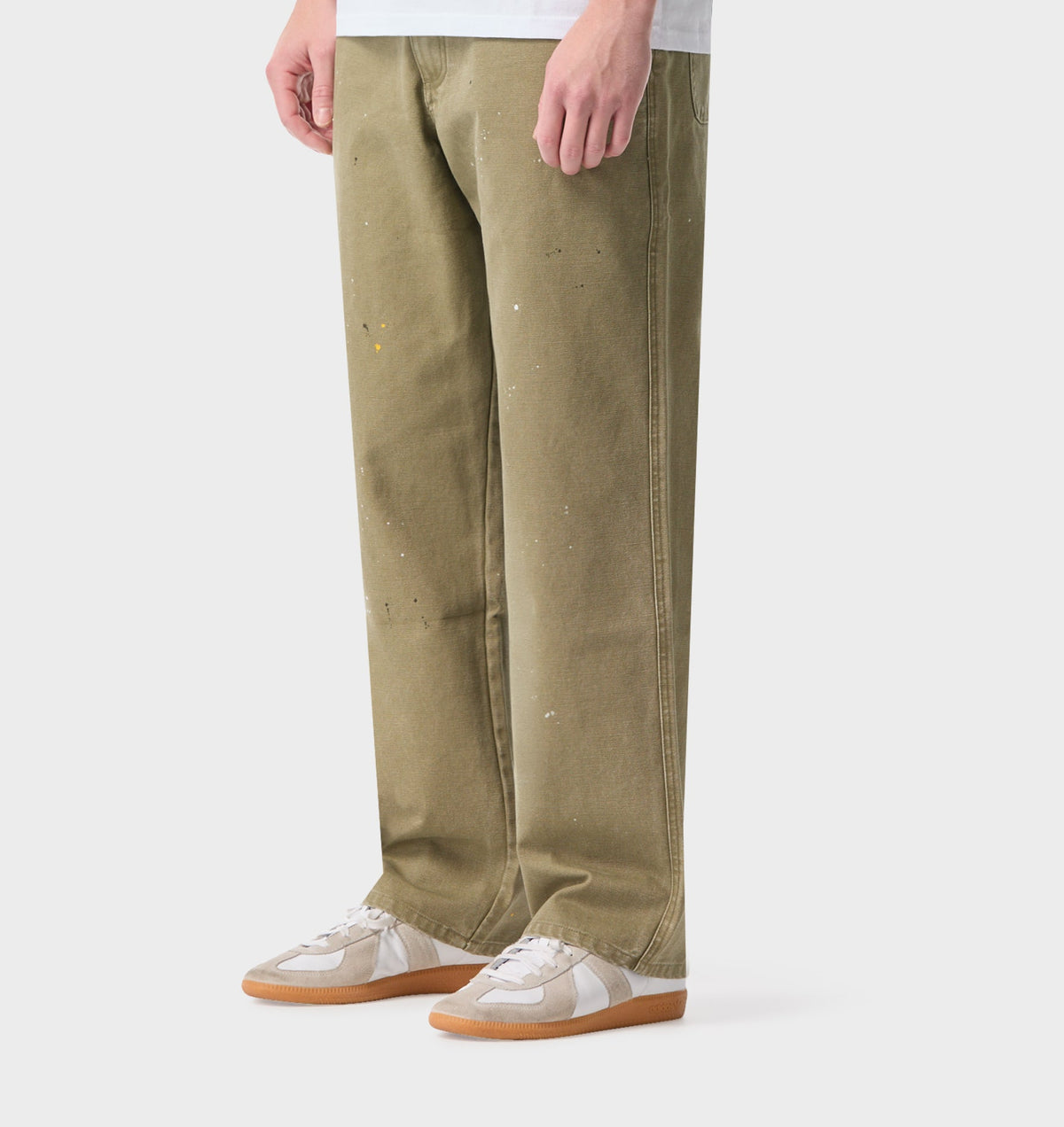 Basquiat Painter Canvas Pant - Faded Green