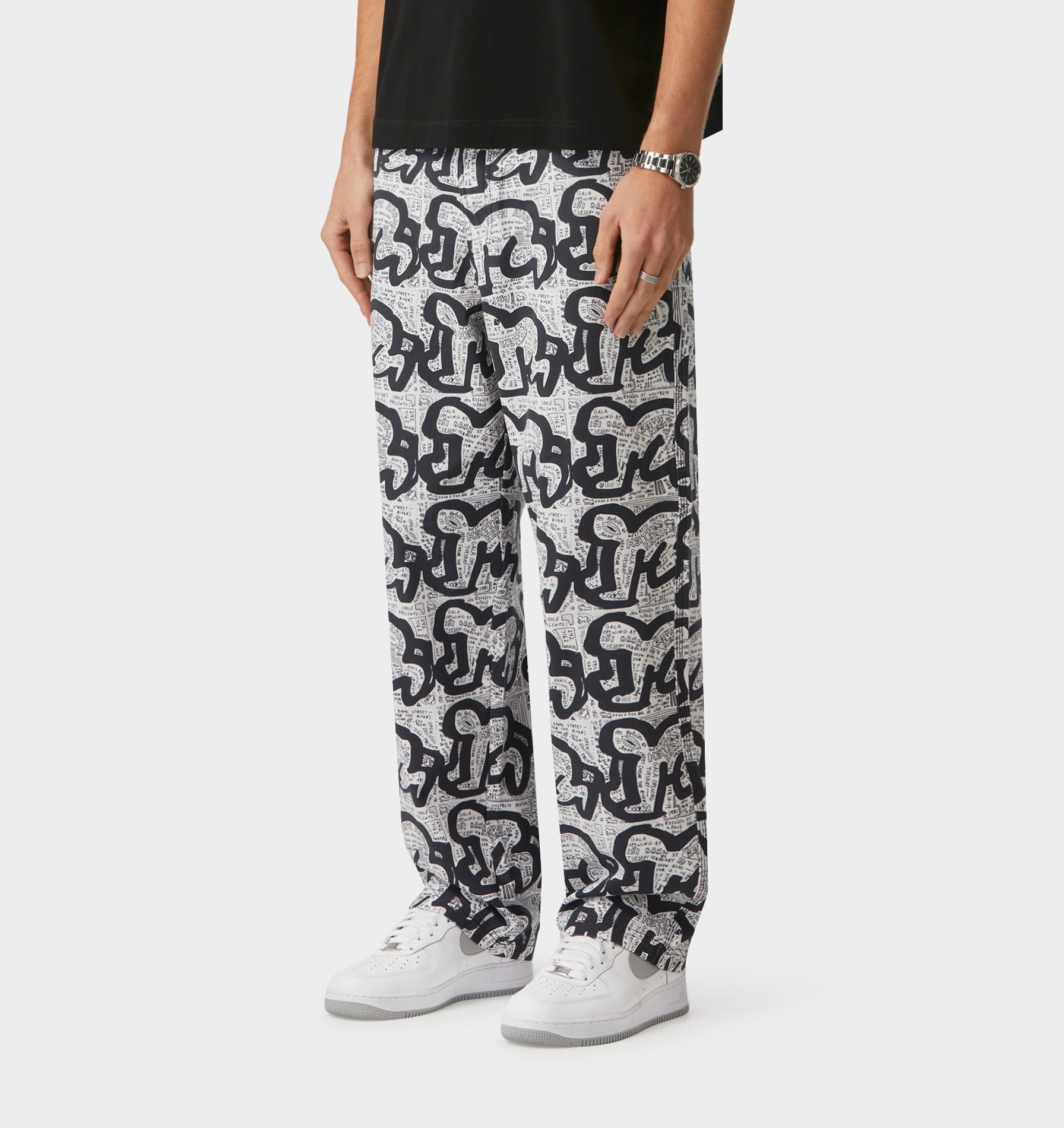 KH Des Refuses Edgar Pant - White/Black