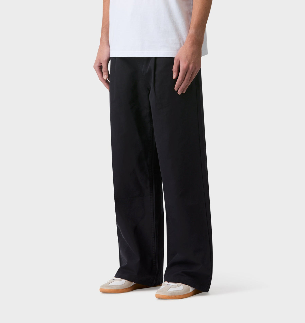 Pleat Canvas Pant - Indigo