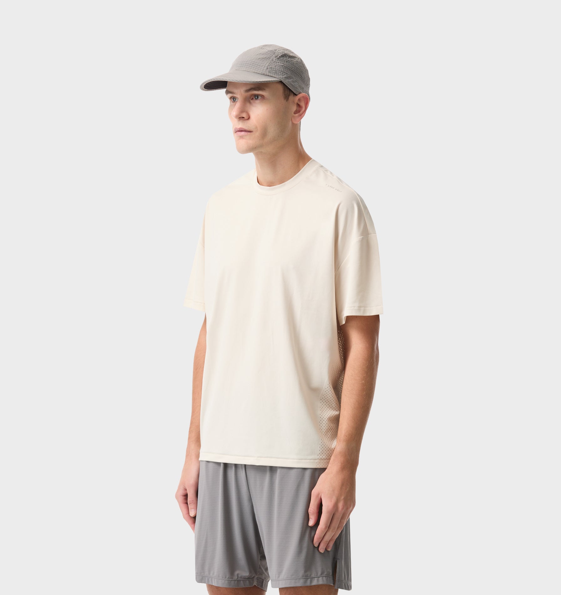 Active Crop Tee - Off White