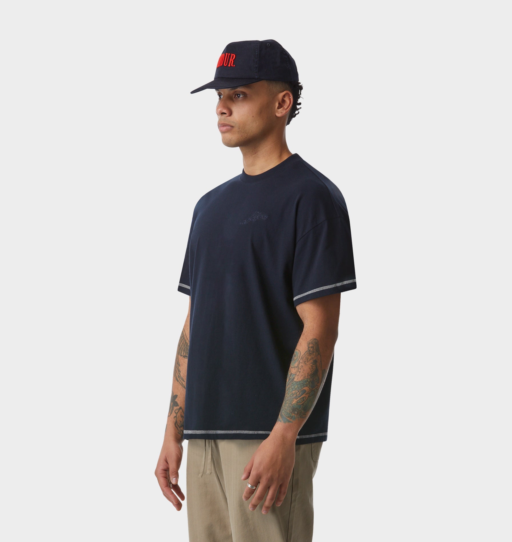 Quality Goods Box Tee 2.0 - Midnight Navy