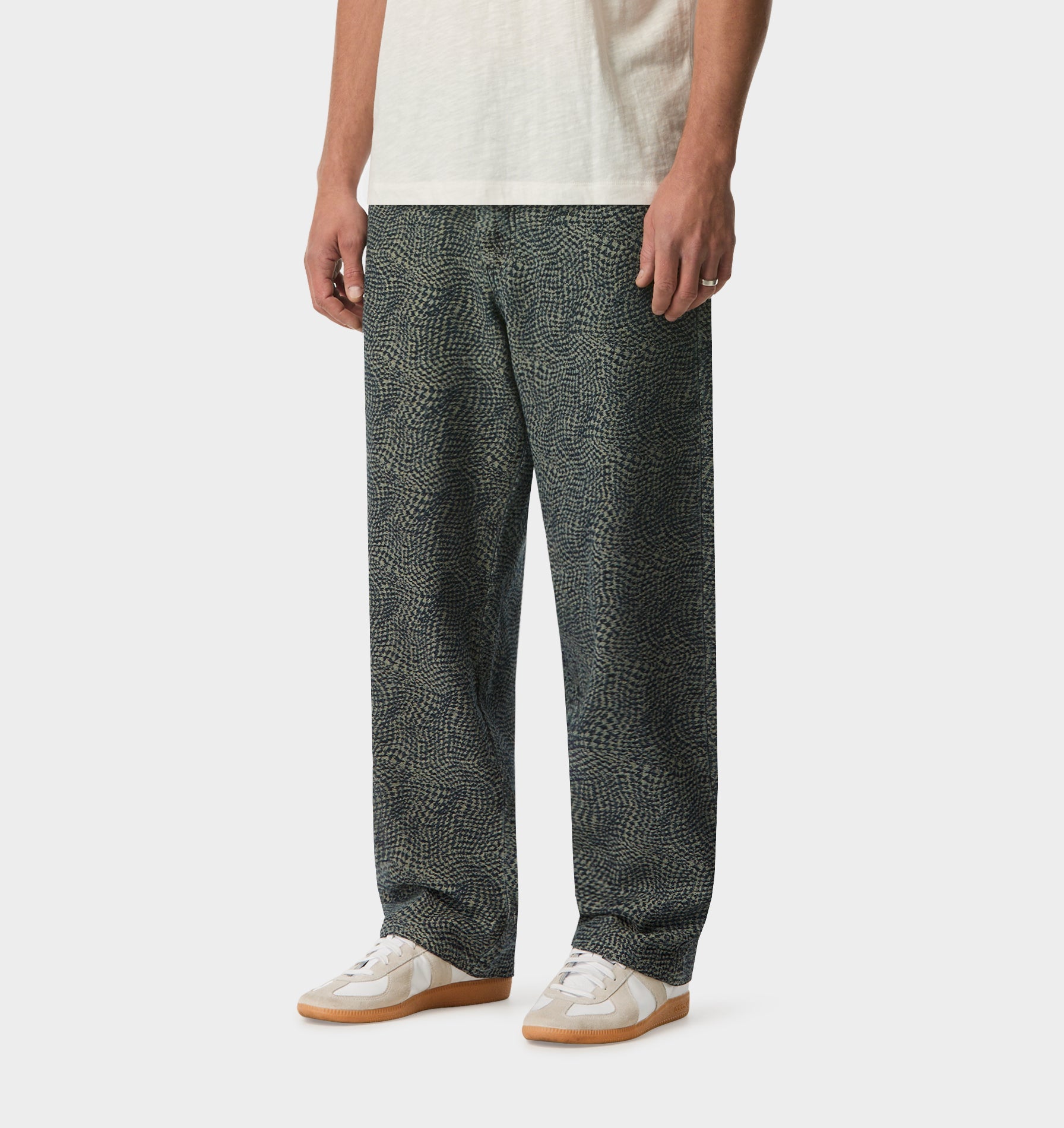 Textured Edgar Denim - Aged Indigo