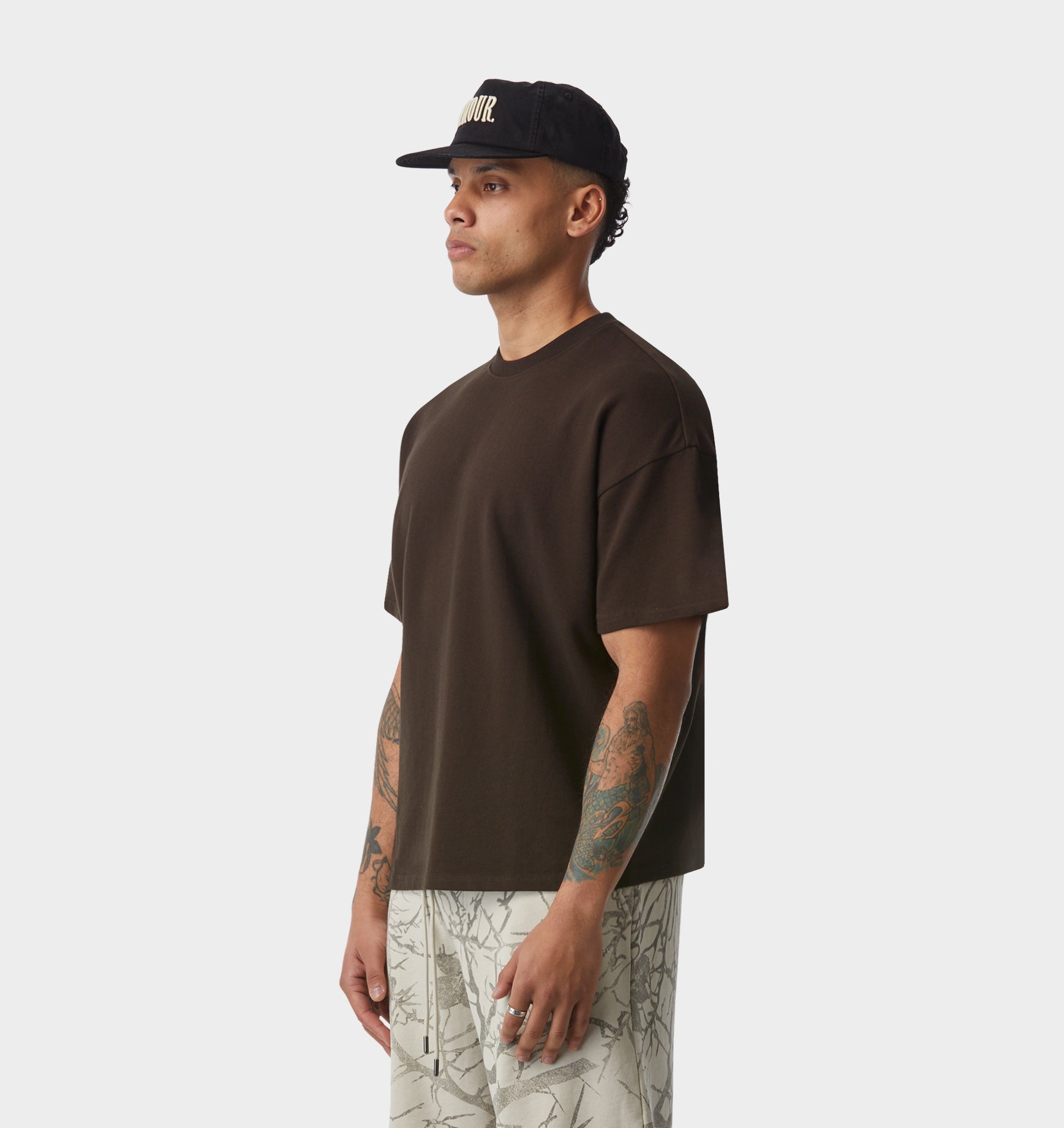 Heavy Lewi Tee - Coffee Bean