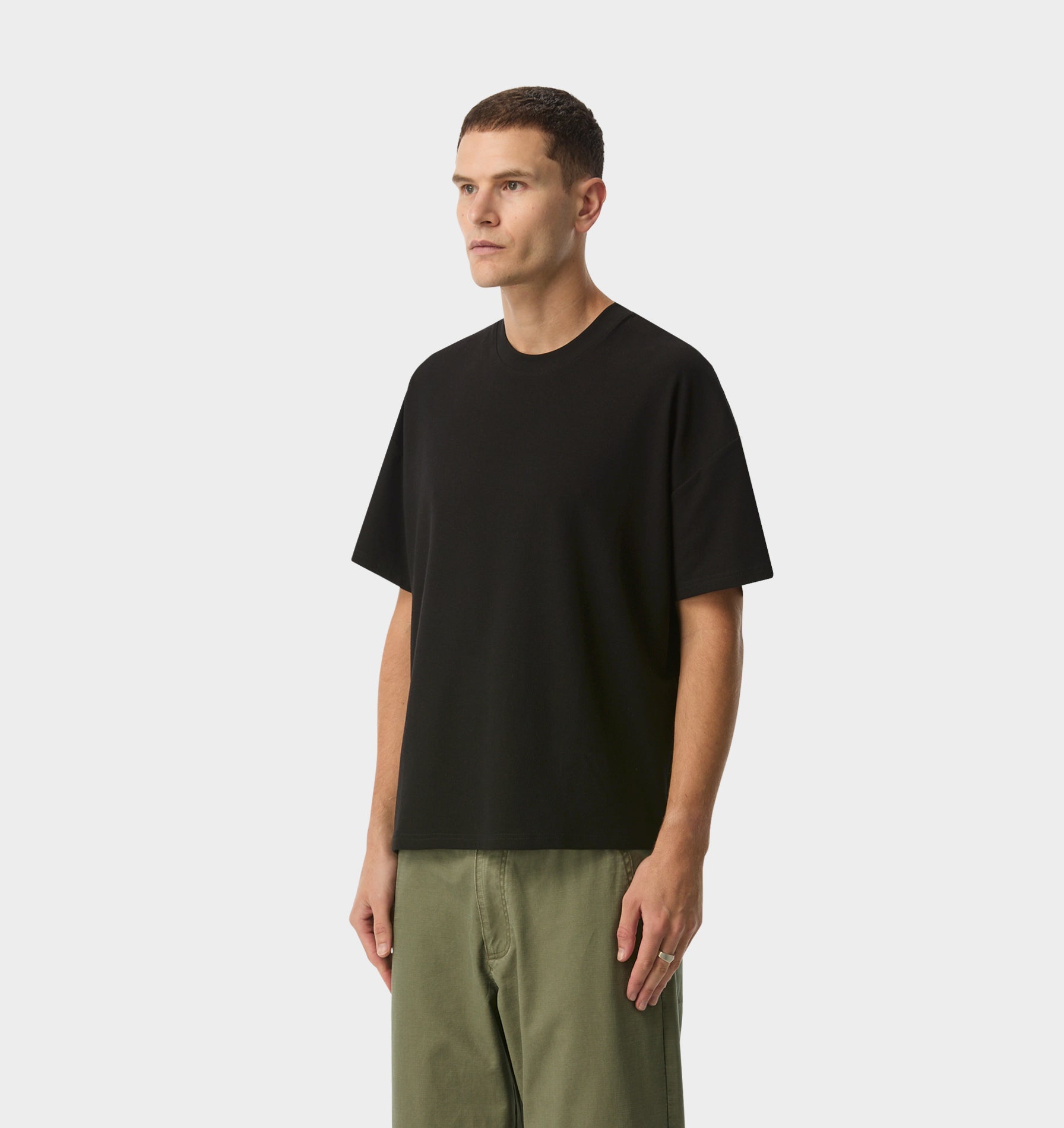 Waffle Lewi Tee - Black