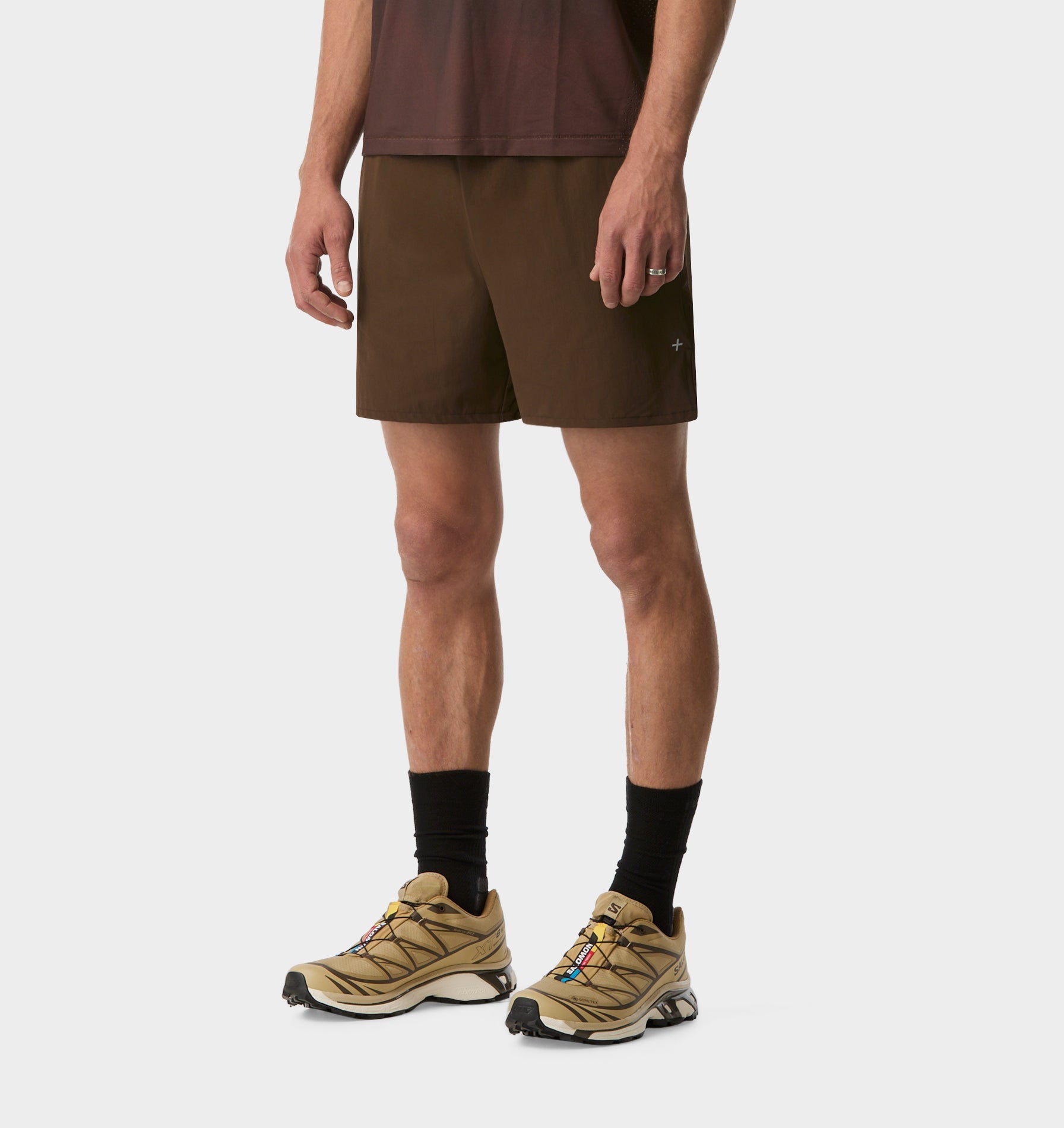 Active 5 Inch Short - Dark Brown