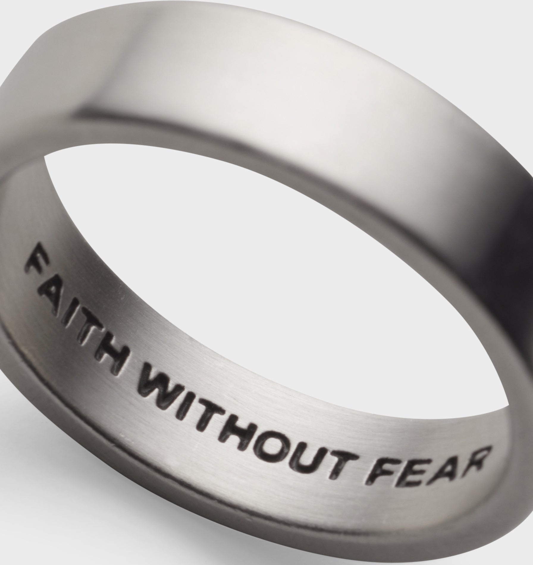 Ugly Love Band Ring - Silver