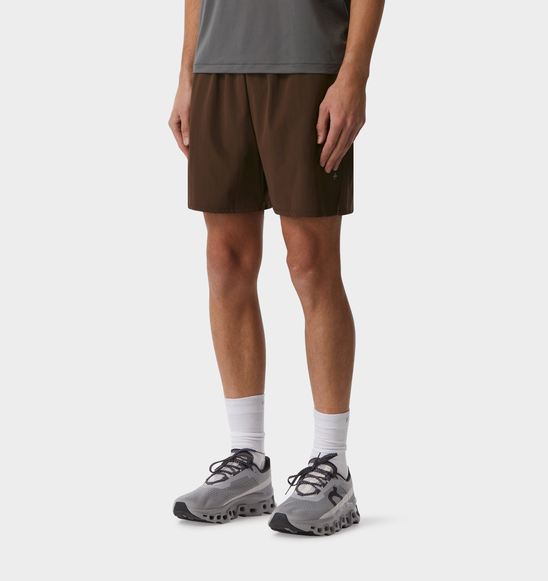 Active 5 Inch Core Short - Brown