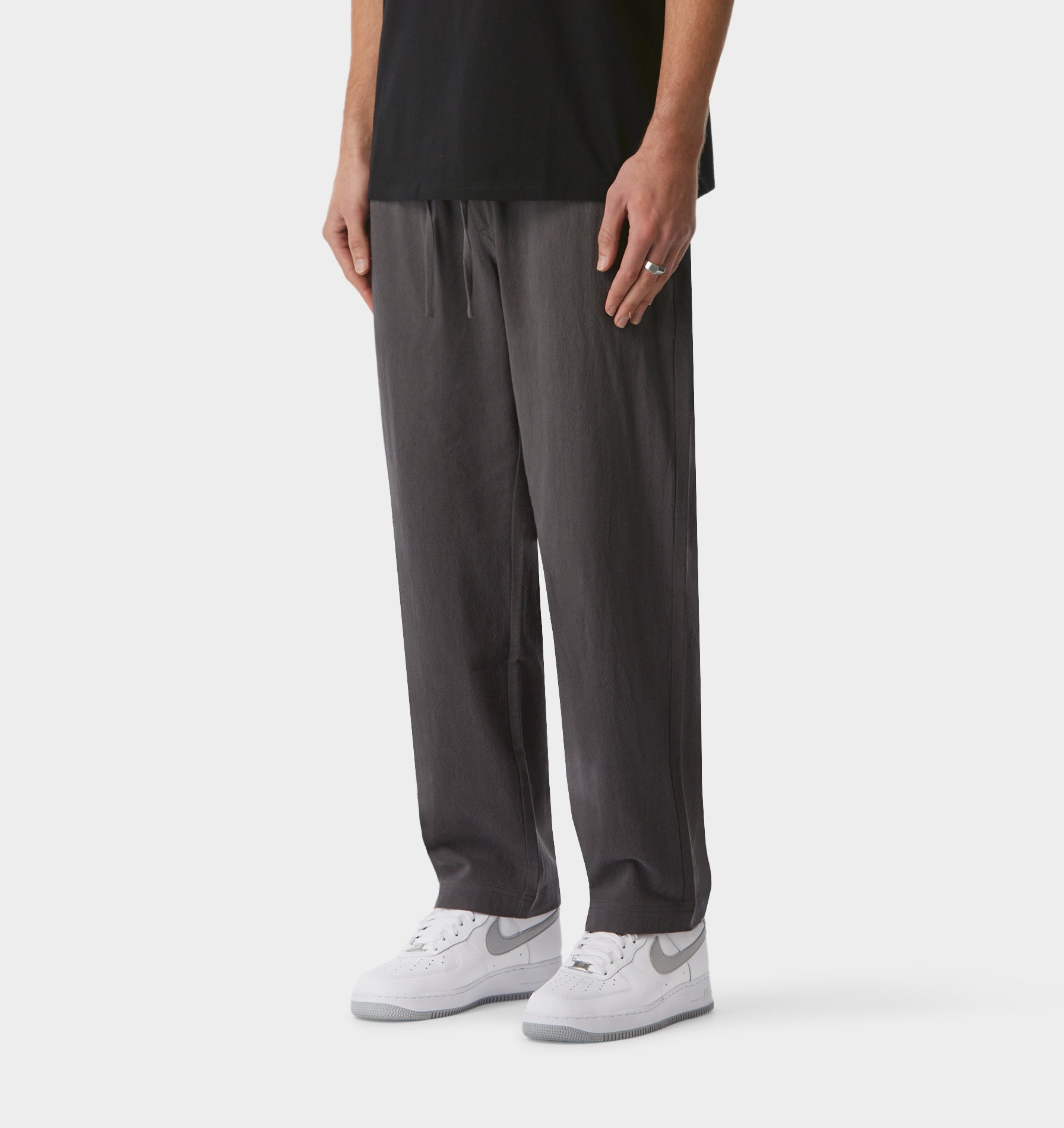 Cooper Linen Pant - Charcoal