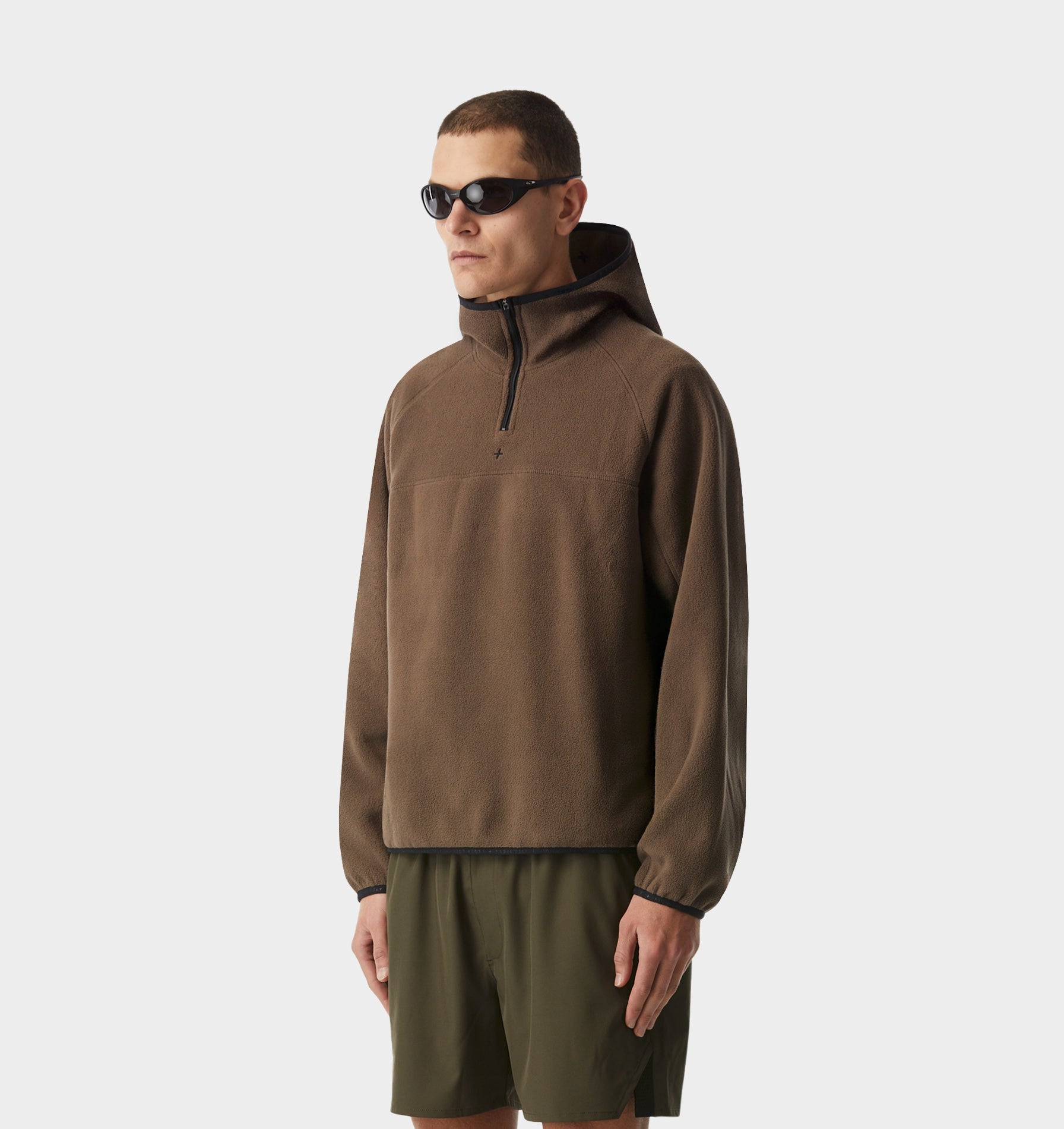 Active Hooded Fleece - Nutmeg