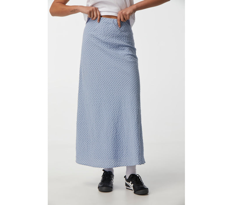 Finley Skirt - Blue Check